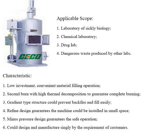 Lab waste incinerator :: cecoincinerator